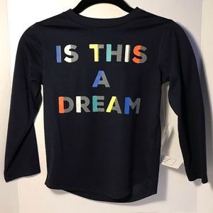 NWT GapKids Navy Pajama Top Size 6